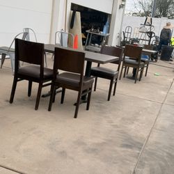 Restaurant Table End 4 Chairs $150 