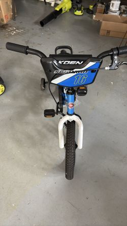 Koen Schwinn trainer bike w training wheels