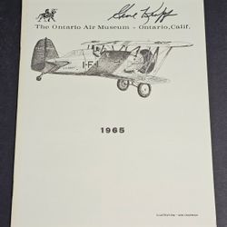 Vtg 1965 The Ontario Air Museum California Program TAM News Military Aviation 

September 1965, Volume 1, No. 9
