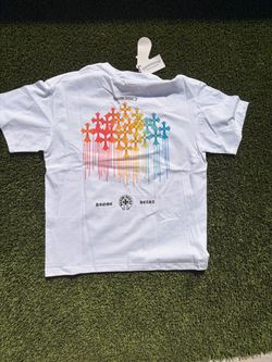 Chrome Hearts Rainbow Cross Graphic T-Shirt