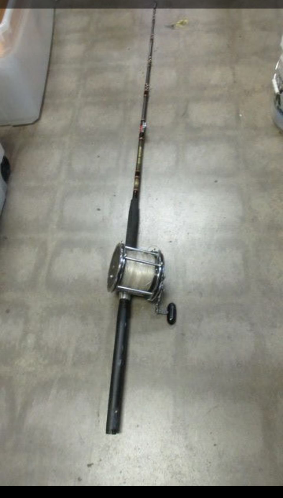 Used Penn Senator Deep Sea Fishing 6'6" Fishing Pole & Reel ( Read The Description!!)