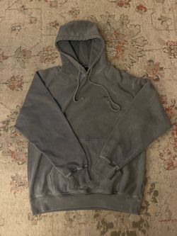 Stussy blue faded dye hoodie