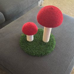Mushroom Cat Scratching Post 