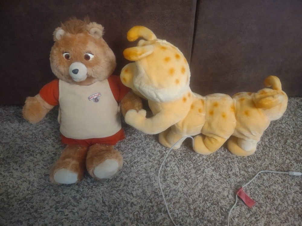 Teddy Ruxpin And Grubby 1985 Working