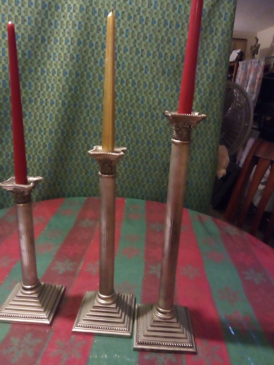 3 Godinger candleholder