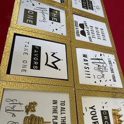 Notorious ONE Bday Decor Signs And Frames For Photos 