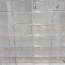 Set Of 20 Shoe Boxes From The container Store 