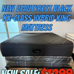 NEW BEAUTYREST BLACK KX-CLASS HYBRID KING MATTRESS 
