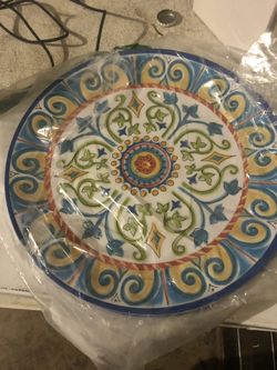 Tuscany dinner plate set of 4 Joyce Shelton