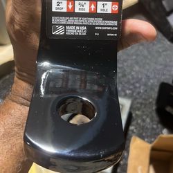 CURT 45030 Class 3 Trailer Hitch Ball Mount 2-Inch Drop 7,500 lbs 3/4" Rise 1" H