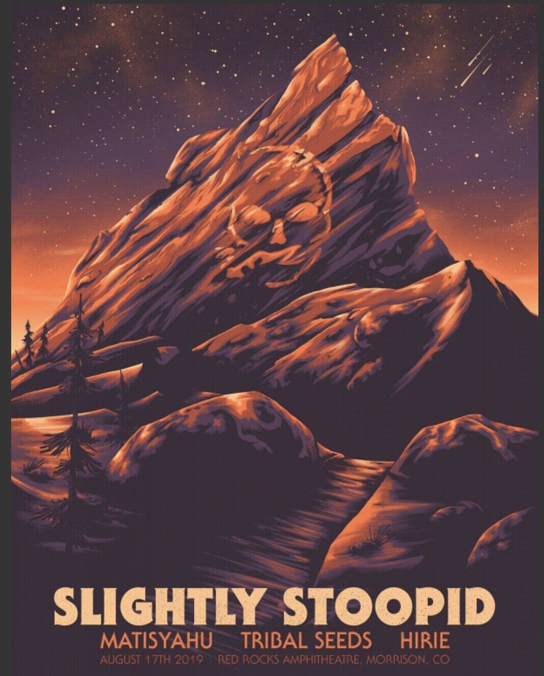 Slightly Stoopid @ red rocks 8/17 — 2 GA tickets