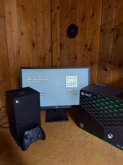 Microsoft Xbox Series X Console with Controller and Box
