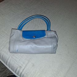 Longchamp Paris Sheepskin Leather Tote Purse/Bag 