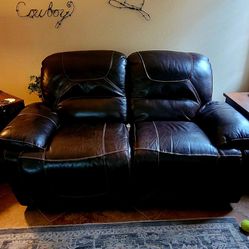 Electric Recline Leather Couches