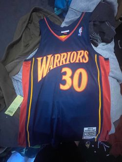 Authentic Steph Curry Throwback Mitchell & Ness  size L