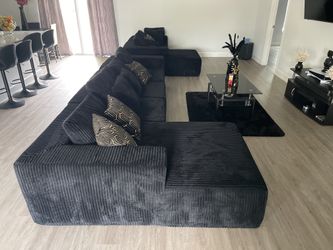 Black Sectional Sofa