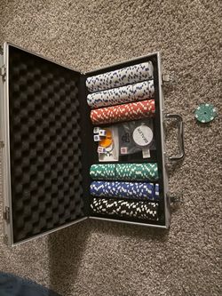 Poker Chip Set in Aluminum Case