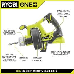 25 drain auger