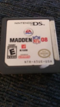 Madden 08 Nintendo ds