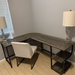 Corner Desk & Chair 