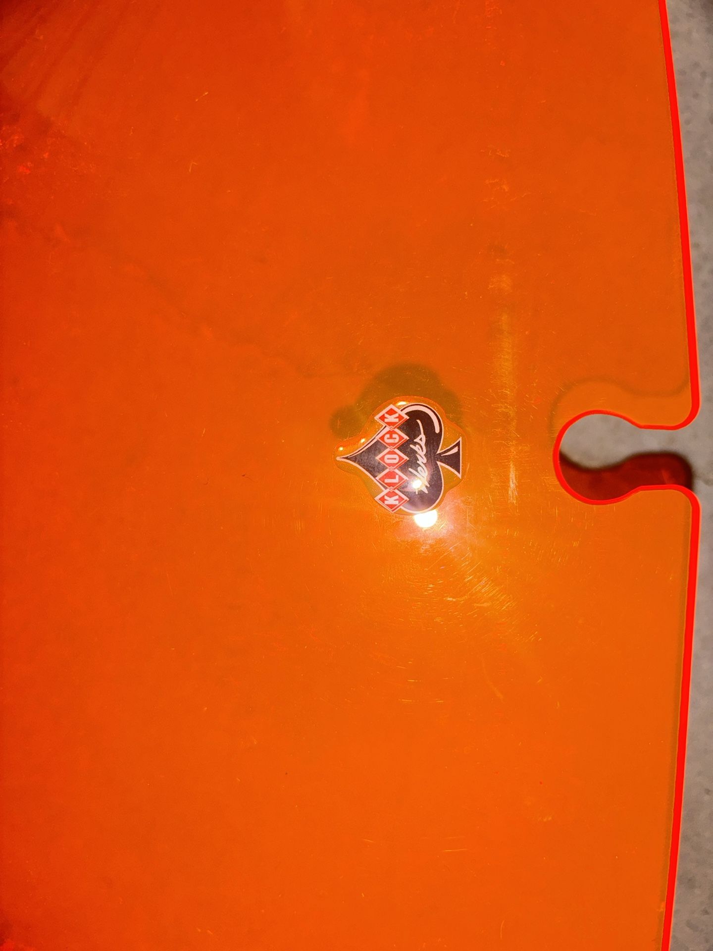 Klock Werks Wind Shield Orange