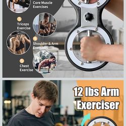 Rotators Machine - 12 Pounds Arm Workout Equipment, Grip Strength Trainer