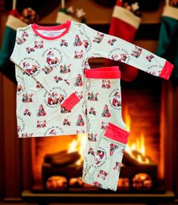 Classic Santa Bamboo Pajamas
