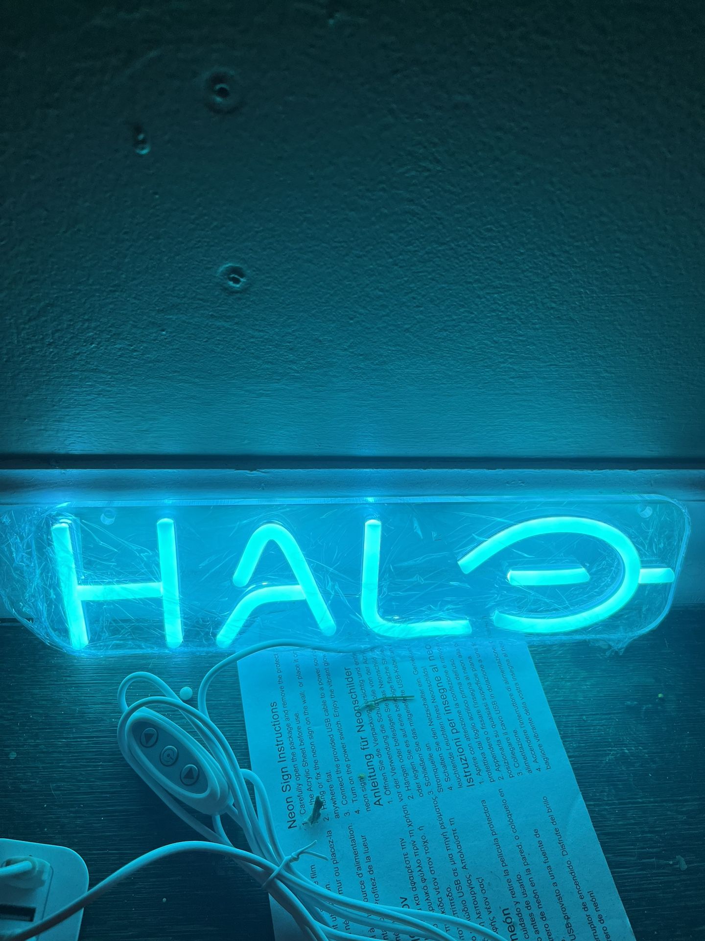 Halo Neon Sign