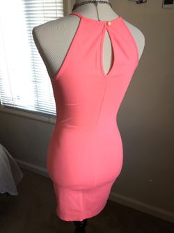 Neon Pink Cocktail Dress