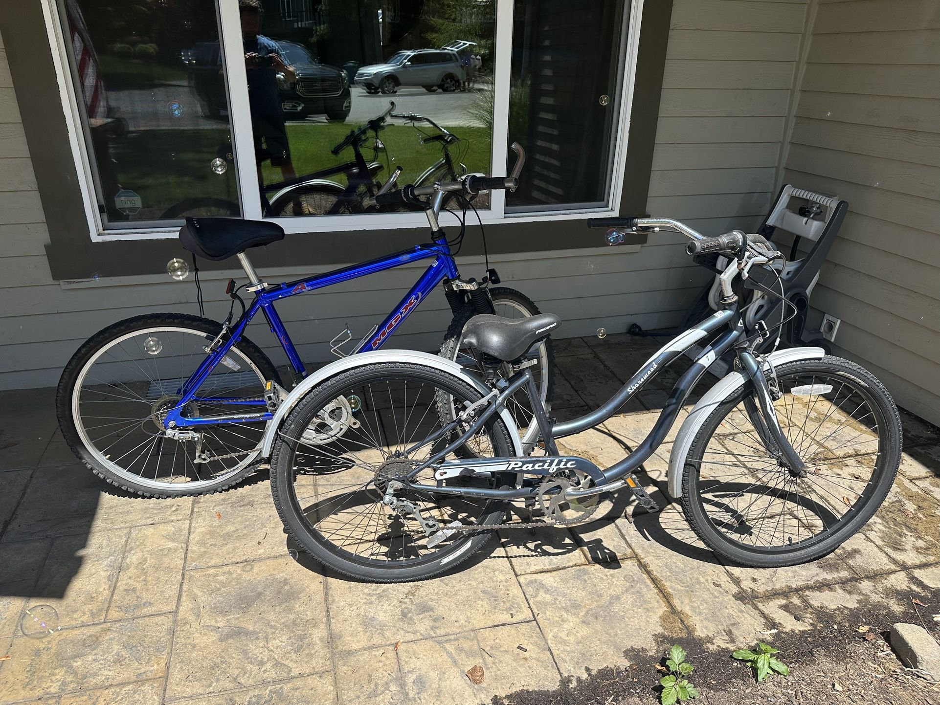 Two Bikes - Mountain Bike And Beach Cruiser