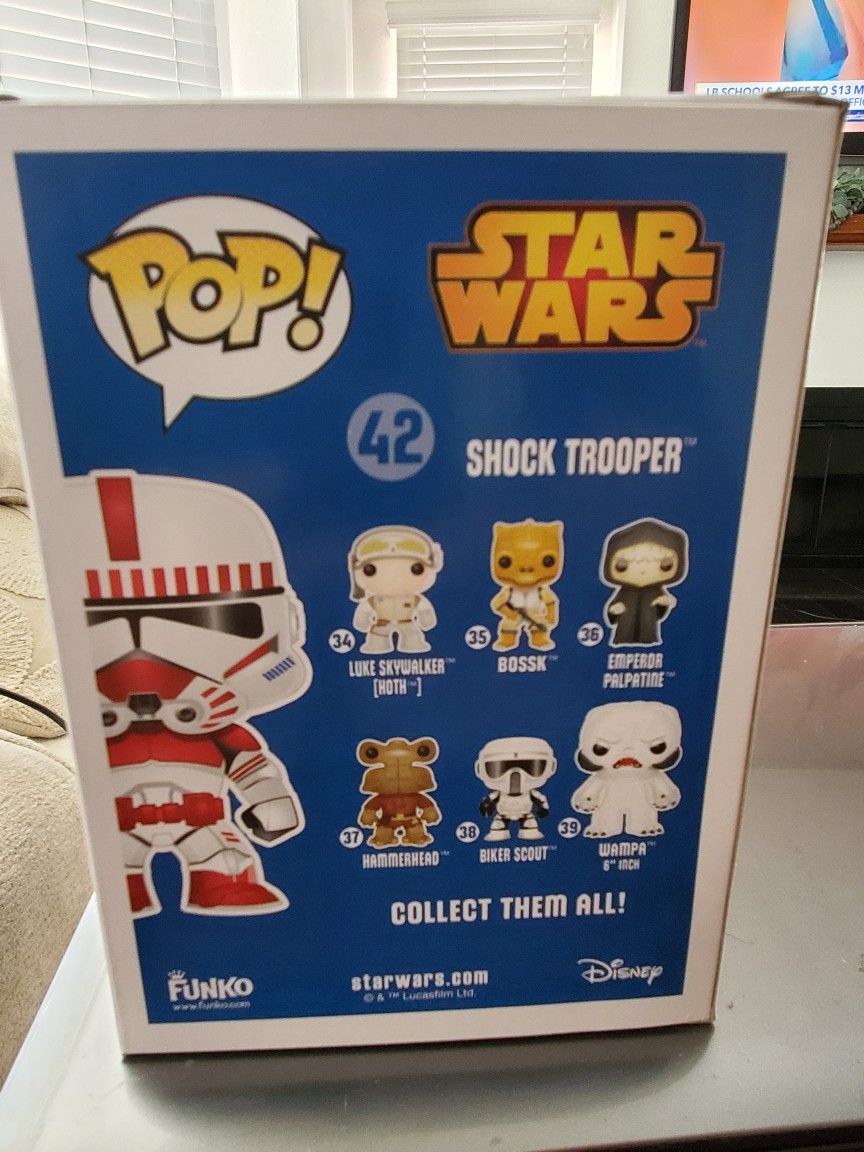 Star Wars FUNKO POP #42. SHOCK TROOPER