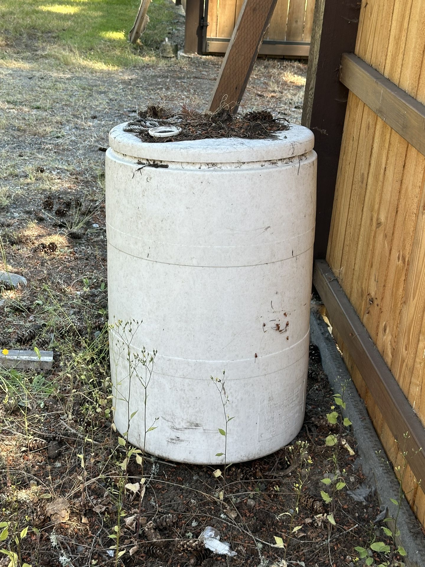50 Gallon Plastic Barrels