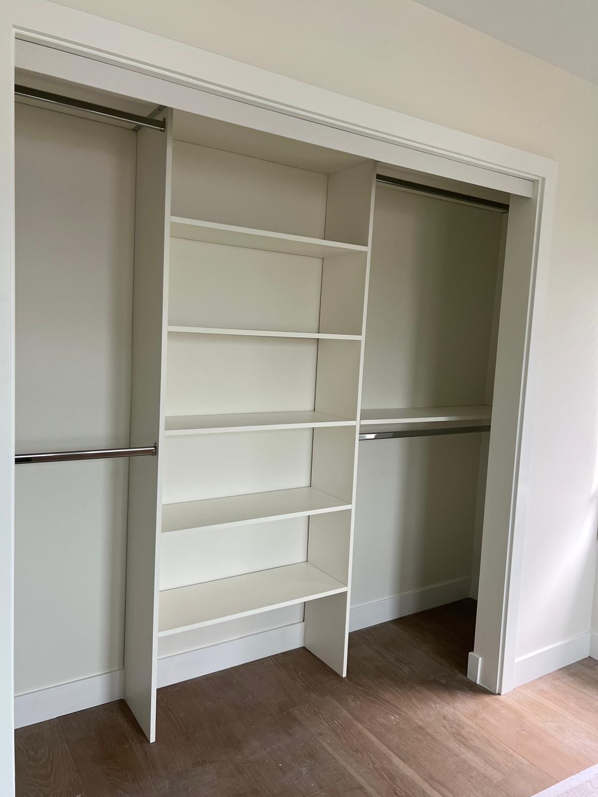 Closet Shelf’s Rods Organizer