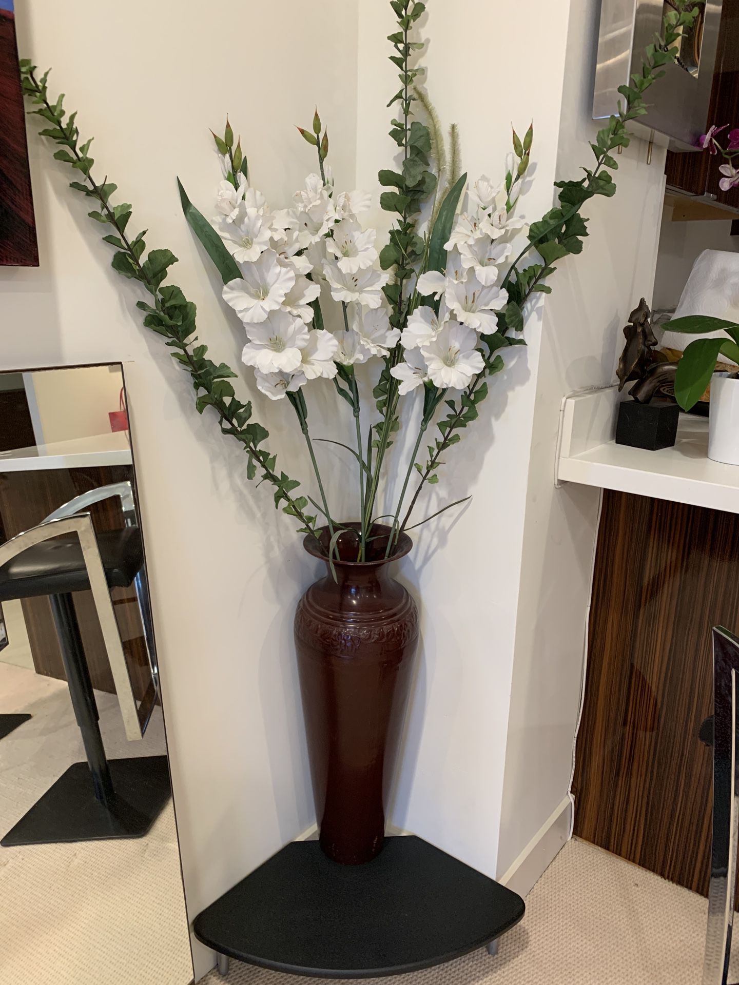 Beautiful vase with flowers