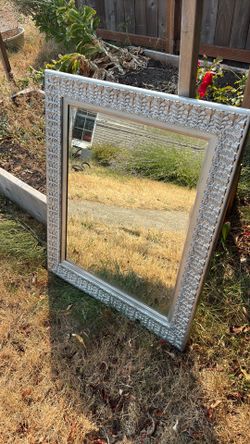 FREE large silver mirror