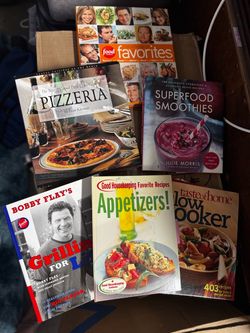 Assorted Cookbook Collection – Bobby Flay, Food Network, Pizzeria & More (Buy All or Individual)