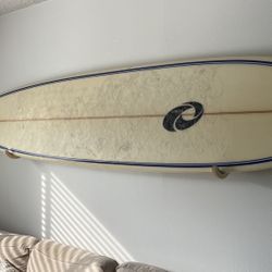 9’ Realm Tri-Fin Longboard – Smooth Ride + Surfboard Wall Mounts 