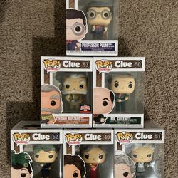 Clue FUNKO POP set of 6