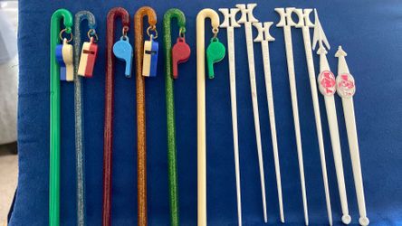 Vintage cocktail swizzle sticks