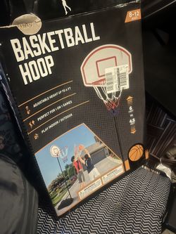 Indoor/outdoor Hoop Great For Basement  And Tikes Trampoline 