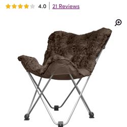 Butterfly chair pink