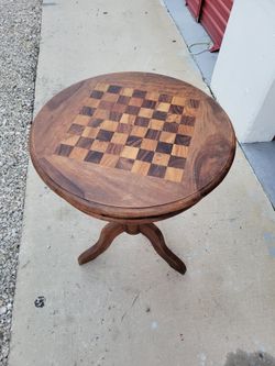 Vintage Chess Table