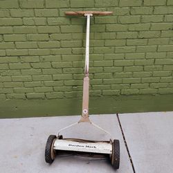 Vintage Manual Lawn Mower 
