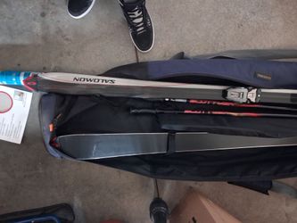Salomon Skis with Scott Poles and Ski Bag