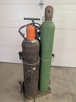Heavy-Duty Oxy-Acetylene Setup - Victor/Weldmark - AS-IS