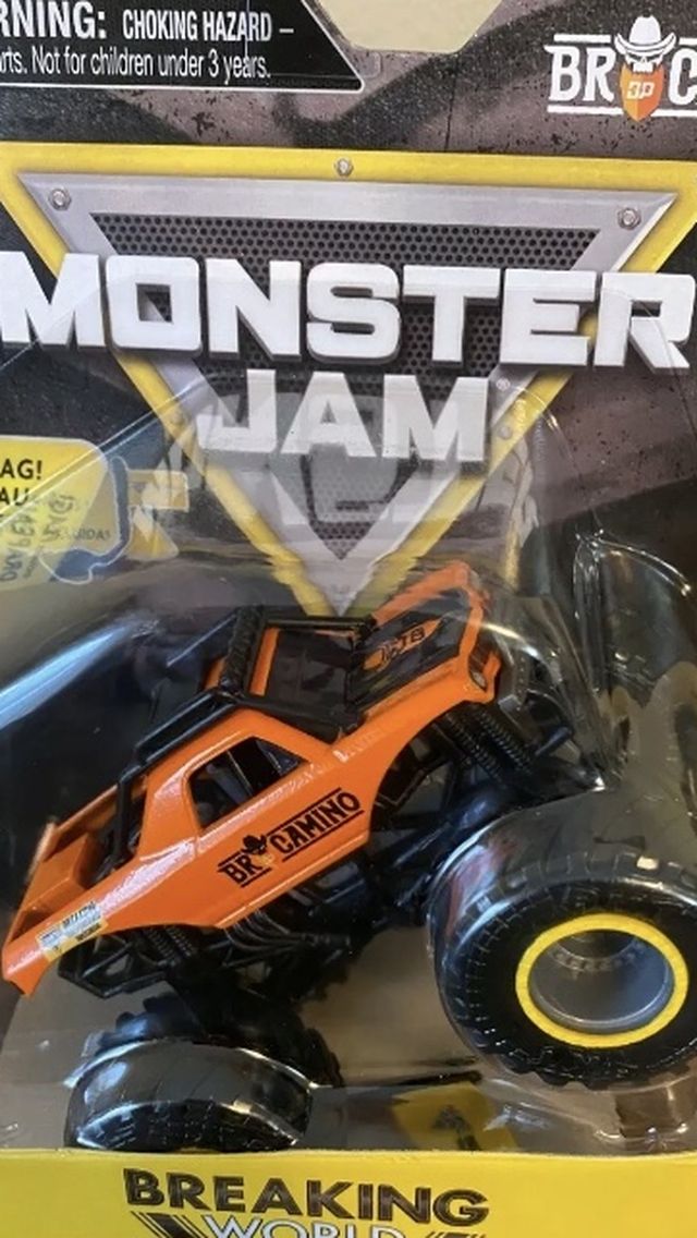 Target Exclusive Monster Jam Bro Camino 1/64 Breaking World Records Hot 2022