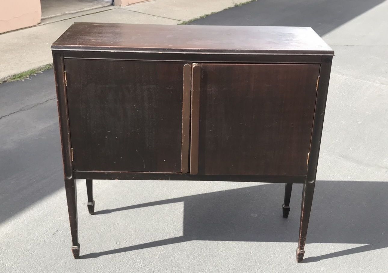 Antique Record Cabinet
