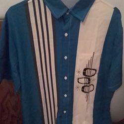 Men's Retro 50s-60s Short Sleeve Shirt