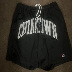 Chinatown X Champion shorts