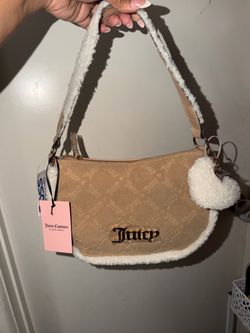 Juicy couture pecan/crystal ice cream shoulder bag